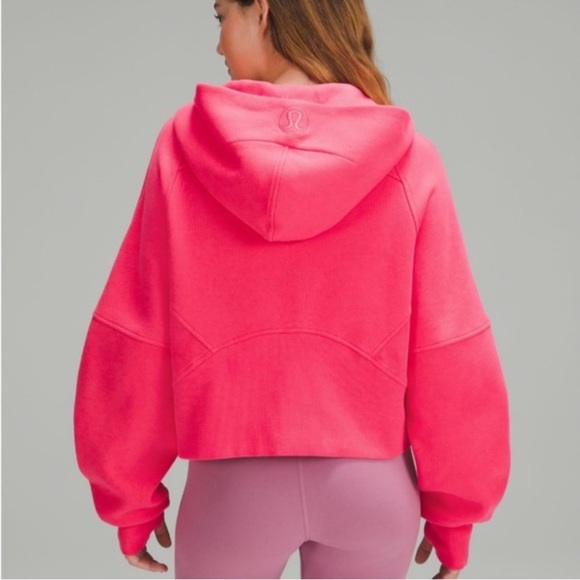 Lululemon Scuba Oversized Half Zip Hoodie in Lipgloss Lip Gloss Size M/L - Picture 2 of 9